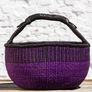 Hammerhus Fairtrade Bolga kurv L - violet