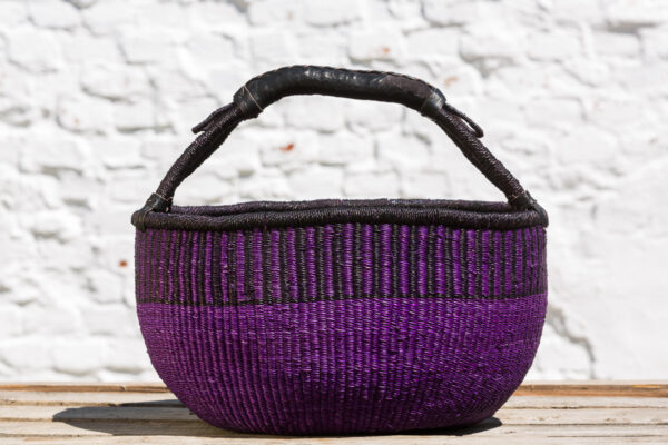 Hammerhus Fairtrade Bolga kurv L - violet