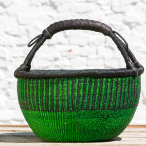 Hammerhus Fairtrade Bolga kurv L - Green