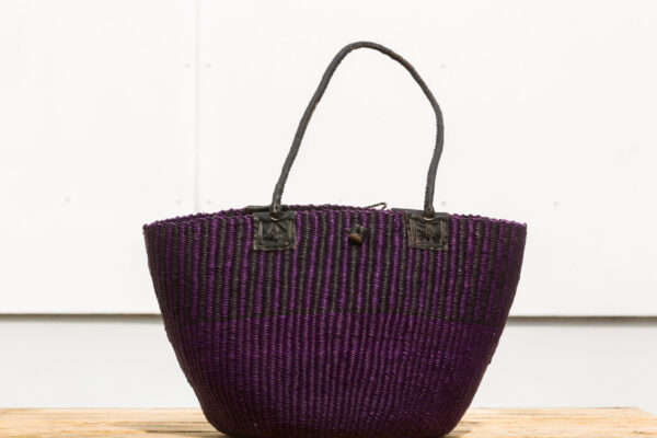 Hammershus Fairtrade Skuldertaske - violet