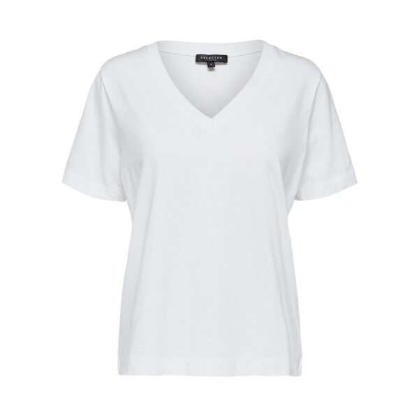 Selected | V-neck Tee White - L