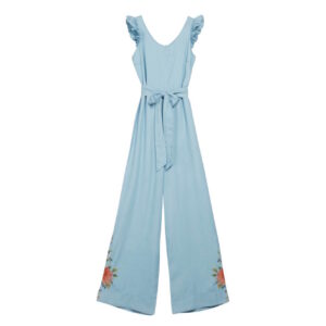 Embroidered Tencel Jumpsuit | byTimo - S