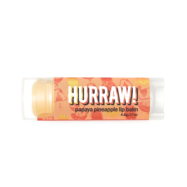 Hurraw! Papaya Pineapple Lip Balm