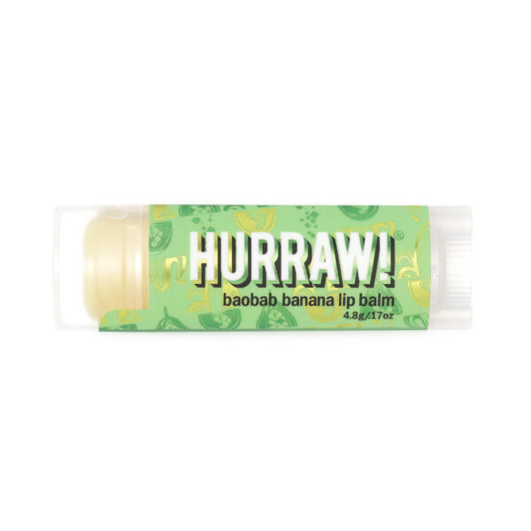 Hurraw! Baobab Banana Lip Balm