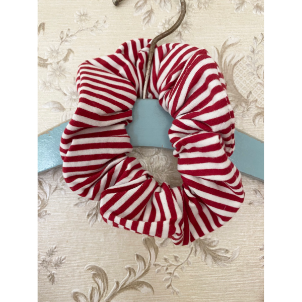 Gammelholm Copenhagen | Hollyhock Scrunchie Red stripe