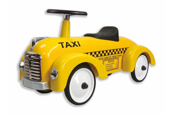 Magni - Gåbil i metal klassisk amerikansk yellow cab TAXA
