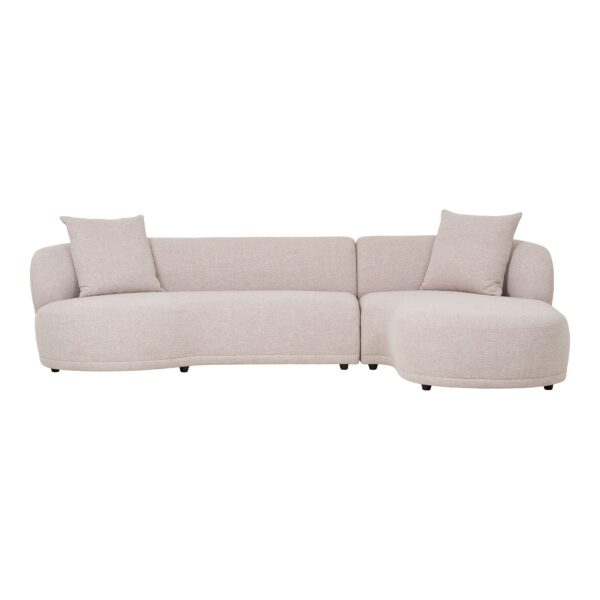 House Nordic - Kingston Sofa, højrevendt, 294x90/175x69 cm