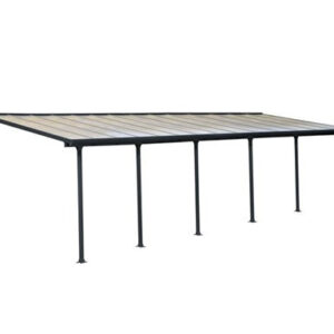 Palram - Canopia Feria terrasseoverdækning sampak 25,1 m2, antracitgrå
