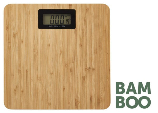 Day - Personvægt i bambus max 180 kg.