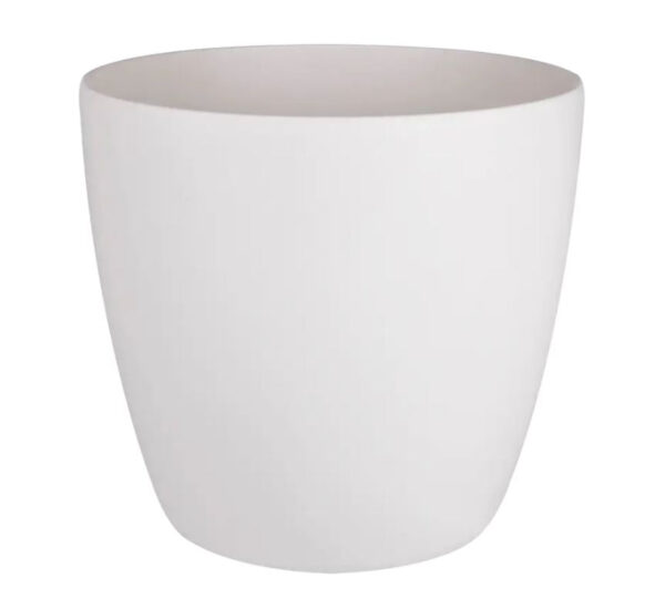 Elho - Urtepotteskjuler Brussels Round Ø9,5-Ø30 cm - Hvid - Ø30 cm