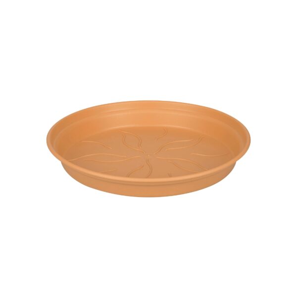 Elho - Green basics underskål Ø10-Ø34 cm - Genbrugsplast - Mild terra - Ø22 cm