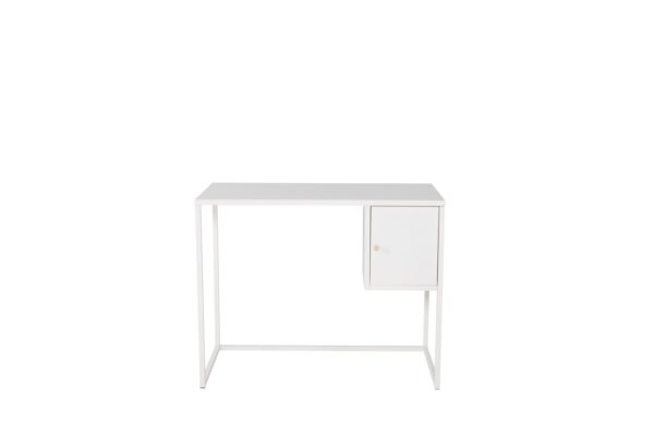 Venture Home - Bakal skrivebord, hvid, 95x45x75cm