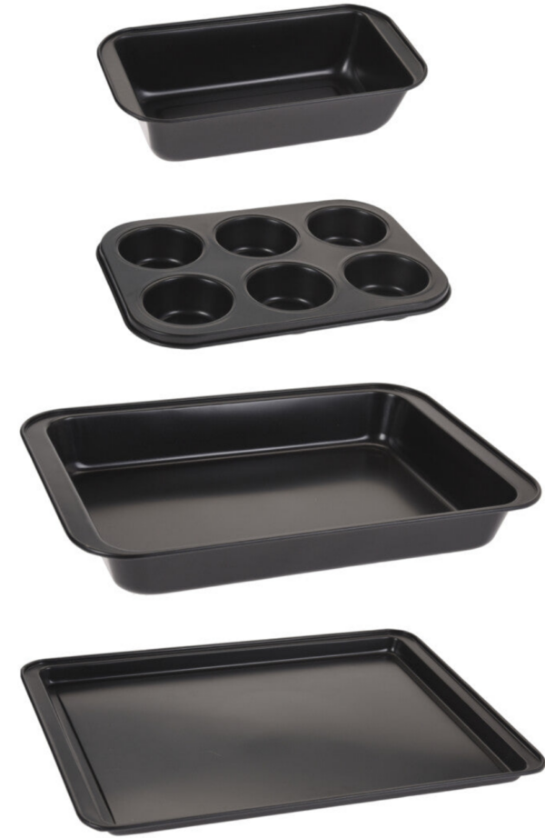 Bagesæt metal 4 dele - Non stick