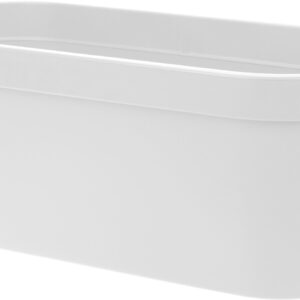 Altankasse, Bridge 60x28x25cm, hvid plast