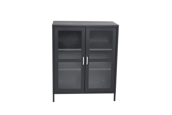 Venture Home - Acero - Skab, sort, 97x80x43cm