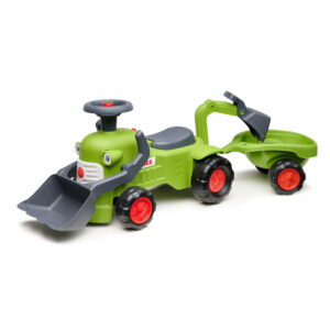 Falk - Claas Vintage Traktor med rat, horn, og tilbehør