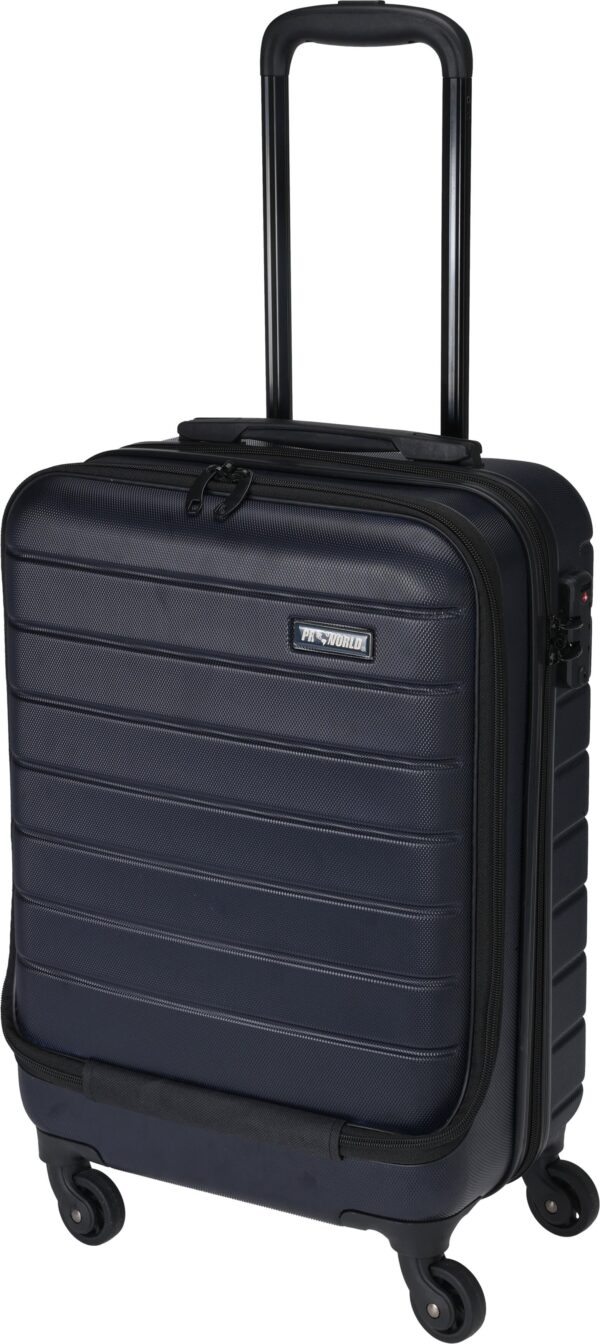 Kuffert - Trolley-kuffert 20" med frontlomme  -  Navy blå