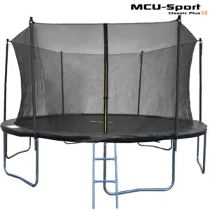 MCU-Sport -  Classic-plus Trampolin Ø3,7m inkl. sikkerhedsnet og stige