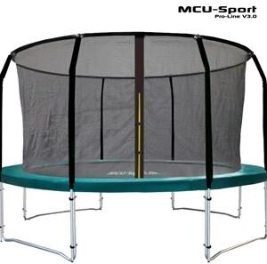 MCU-Sport -  Pro-line Trampolin Ø4,3m inkl. pro inkl. sikkerhedsnet, grøn
