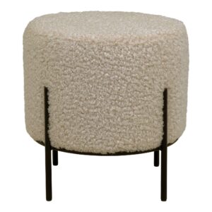House Nordic - Alford Puf i gråbrun Ø35,5 cm