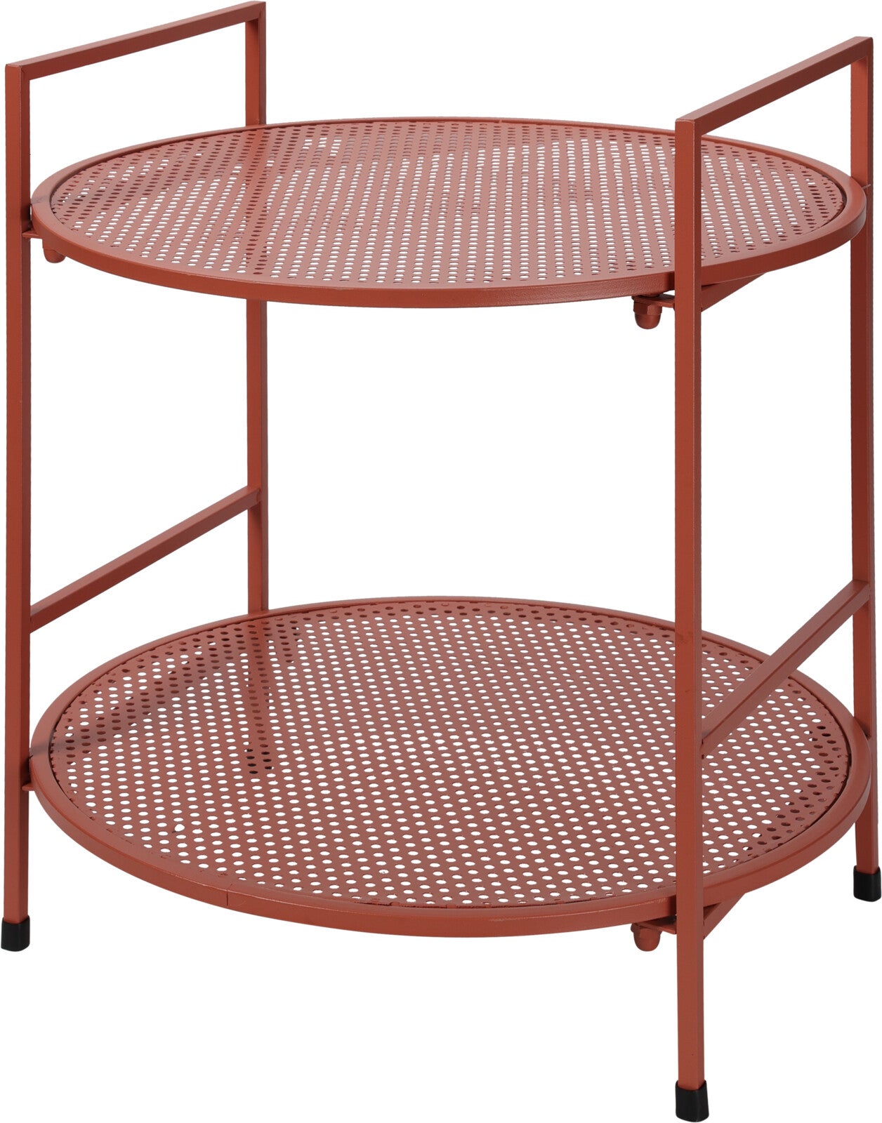 Havebord, rød Ø45cm